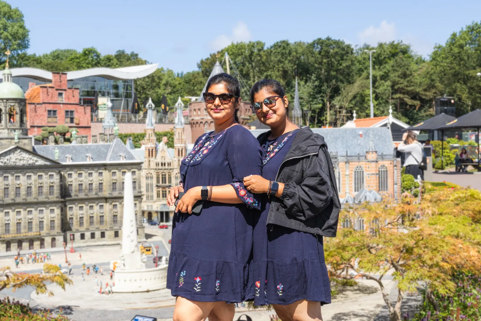 Miniature Concertgebouw and Amsterdam city scenes at Madurodam
