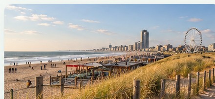 Zandvoort beach near Lua Beach
